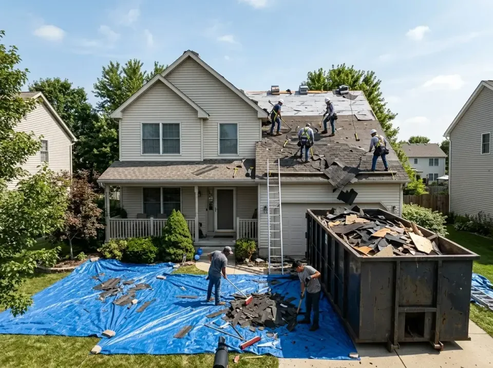 roof-replacement-debris-remova-004 — frequently asked questions, Cheapest Dumpster Rentals in Aurora, IL